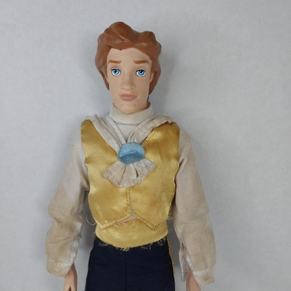 Vintage Disney Beauty & The Beast Prince Adam Doll Articulated Mask 12" Doll - Picture 2 of 12